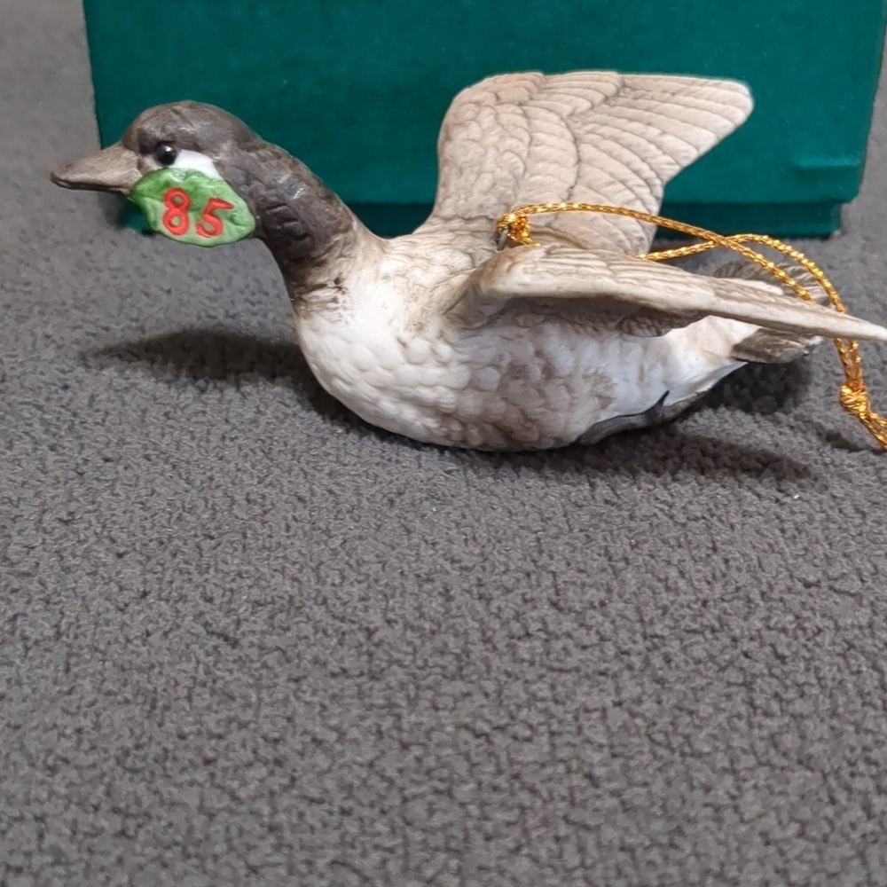 Vintage duck 1985 christmas ornament made in japan - Picture 3 of 7